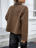 Dili Casual Solid Color Long-Sleeved Jacket Women's Clothing 2025 Autumn And Winter