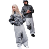 Vintage Embroidery Slacks Men Y2k Harajuku Street Hip Hops Free Sweatpants Trousers 68HZ