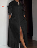 Dili Casual Holiday Style Long Sleeves Long Sleeve Dress Dress Women's Dress 2025 Autumn And Winter