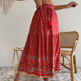 Independent Research And Development Design Of Large Skirts 2025 Summer Leisure Holiday Skirt