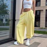 Casual Women's Street Style With Trousers Y2k Loose Fashion Wide-Legged Trousers Women 68HZ