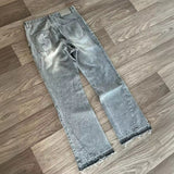 Trendy Towel Embroidered Jeans Men Y2k High Street Niche Design Feeling Casual Straight Pants Trend 68HZ