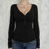 Dili Y2K Wind With Long-Sleeved T-Shirt Vest Women's Clothing 2025 Autumn And Winter