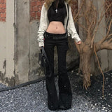 Vintage Chic Unique Babes Shoulderless Half-Necked T-Shirt Girls Summer Waist Thin Print Top 68HZ