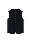 Multi-Season Wear Exquisite Suit 30% Wool Single Buckle Hair, Vest + Nine Trousers Smart Wear