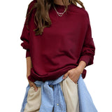 Hot Selling New Tunic Coat Women's Loose Casual Fashion Brand Round Collar Top Commuting Women's High Sense