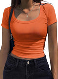 2025 New Thread Pit Strips Long-Sleeved Square T-Shirt Women's T-Shirt