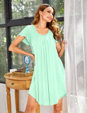 Summer Women's Pyjamas Short-Sleeved Round-Neck Milk Silk Home Casual Home Clothes Pyjamas Women
