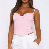 Dili Y2K Sexy Wind Solid Summer Dress Small Sling Women's Clothing 2025 Spring And Summer