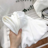 New Narrow Version Of High-Waisted Suit Pants Female Pendant Korean Version Of Fashion Thin Thin Thin Smoke Tube Pants 68HZ