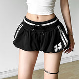 INS 2025 New Women's Clothing Solid Color Repair Street Fashion Low-Waist Casual Shorts Women 68HZ