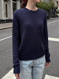 Dili Leisure Vacation Solid Color Long Sleeve Bottom Sweater Knitted Women's Clothing 2025 Autumn And Winter