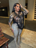 Exploding Fashion Print Retro V-Neck Short-Sleeved Lace Leopard Splicing Top Loose Casual T-Shirt Girl