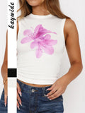 Dili Y2K Style Sexy Hot Babes Printed Vest Woman 2025 Spring And Summer