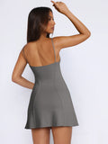 New Self-Made Y2K Dress High-End Women's Babes Sling Skirt Knitted Dress