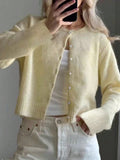 Dili Casual Simple Solid Color Long-Sleeved Coat Sweater Women's 2025 Autumn And Winter