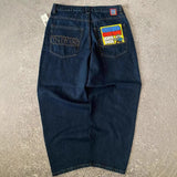 Trendy Embroidered Jeans Men's High Street Design Skateboard Pants Loose Set Thin Straight Pants Tide 68HZ