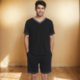 Summer Men's Casual Suit Shorts Two-Piece Set Of Sports Casual Menswear