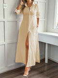 Dili Casual Holiday Style Long Sleeves Long Sleeve Dress Dress Women's Dress 2025 Autumn And Winter