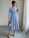 Dili Casual Holiday Fashion With Long Skirt Dress Women's Dress 2025 Autumn And Winter