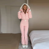 2025 Korean Version Of Winter Japan And South Korea Leisure Warm Ski Uniform Women's Fashion Leisure