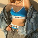 New Women's Clothing In Autumn And Winter 2025 Is Wearing A Colorful Umbilly Fashion Sling Vest Shorts Two-Piece Set Of Women 68HZ