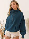 New Clothes With Hoodie Women's Fashion Brand Sports Hoodie Zipper Draw Rope Long-Sleeved Top Coat