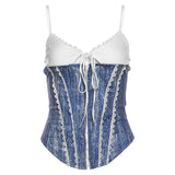 INS 2025 New Women's Dress Solid Color Repair Street Fashion Slings Bare Vest Women 68HZ