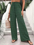 2025 New Casual Micro-Ball Loose To Take High Waists Of Leisure Pants Wide Leg Trousers Trousers Trousers Women