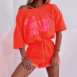 2025 Spring/Summer Fashion Sport Two-Sleeve Shorts Set Of Shorts 68HZ