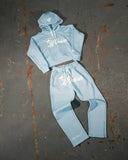 Vintage Hoodie Men's High Street Design Casual Sports Set Loose Set 68HZ