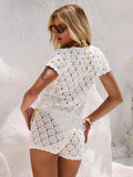 2025 Spring And Summer Women's Fashion Set Comfortable Leisure Vacation Sleeker Shorts Women's Island Vacation