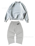 Trendy Embroidery Trousers Men's New High Street Fashion Design Slenient Trousers Loose Jogging Trousers 68HZ