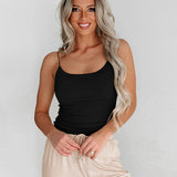 Women's New Knitted Pure Desire Sling Vest With Threaded Hottie Y2K Top Wear