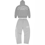 Corteiz Zipper Hoodie Loose High Street Tide Set Print Trousers Casual Set 68HZ