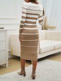 Dili Temperament Elegant Long-Sleeved Ass Skirt Sweater Dress Women's Dress 2025 Autumn And Winter