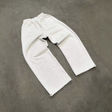 Trendy Casual Trousers Men's Y2k High Street Design Sense Of Leisure Pants Loose Bouquet Foot Trousers 68HZ