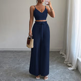 Dili Temperament Elegant Sling Vest Trouser Trousers Suit Women's 2025 Spring And Summer