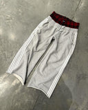 Street Double Belted Casual Pants Men's Y2k Retro Harajuku Straight Trousers High-Waisted Hops 68HZ