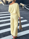 Dili Casual Sports Long-Sleeved Sweater Trousers Suit Women's 2025 Autumn And Winter