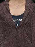 Dili Casual Simple Button Long-Sleeved Shirt Coat Wool Women's Clothing 2025 Autumn And Winter