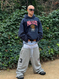 Grailz Project Three-Waisted Sweatpants Men And Women With The Same Baggy Splicing Embroidery Trousers 68HZ