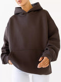 2025 New Women's Long-Sleeved Hooded Hoodie Cover Loose Casual Top Women 68HZ