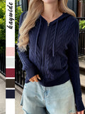 Dili Casual Wool Long-Sleeved Sweater Women's Clothing 2025 Autumn And Winter
