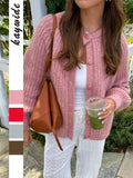 Dili Casual Simple Long-Sleeved Button Shirt Sweater Women's 2025 Autumn And Winter
