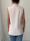 Dili Elegant Temperament Sleeveless Vest Commute Small Suit Women's Dress 2025 Summer