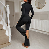 Dili Y2K Sports Zipper T-Shirt Yoga Pants Set Women's Clothing 2025 Autumn And Winter