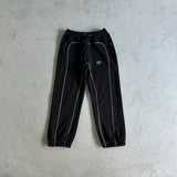 Tide Embroidery Tao-Footed Trousers Men's Design Collar Loose Sweating Set 68HZ