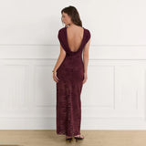 New Fashion Sexy Back-To-Back Temperament Sleeveless Lace-Up Dress In Autumn 2025