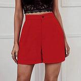 Summer New Women's Wide Legs Comfortable Leisure High-Waist High-Waisted Five-Point Shorts Women's Pants
